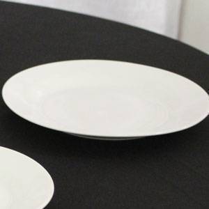 6" white plate