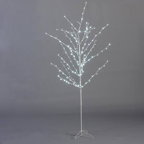 Tree 7 ft tall lighted white